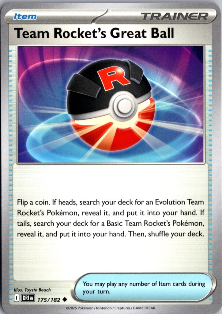 Team Rocket’s Great Ball Uncommon SV10: Destined Rivals 175/182
