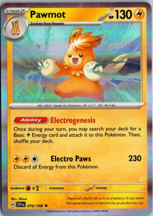 Pawmot Rare SV01: Scarlet & Violet Base Set 076/198