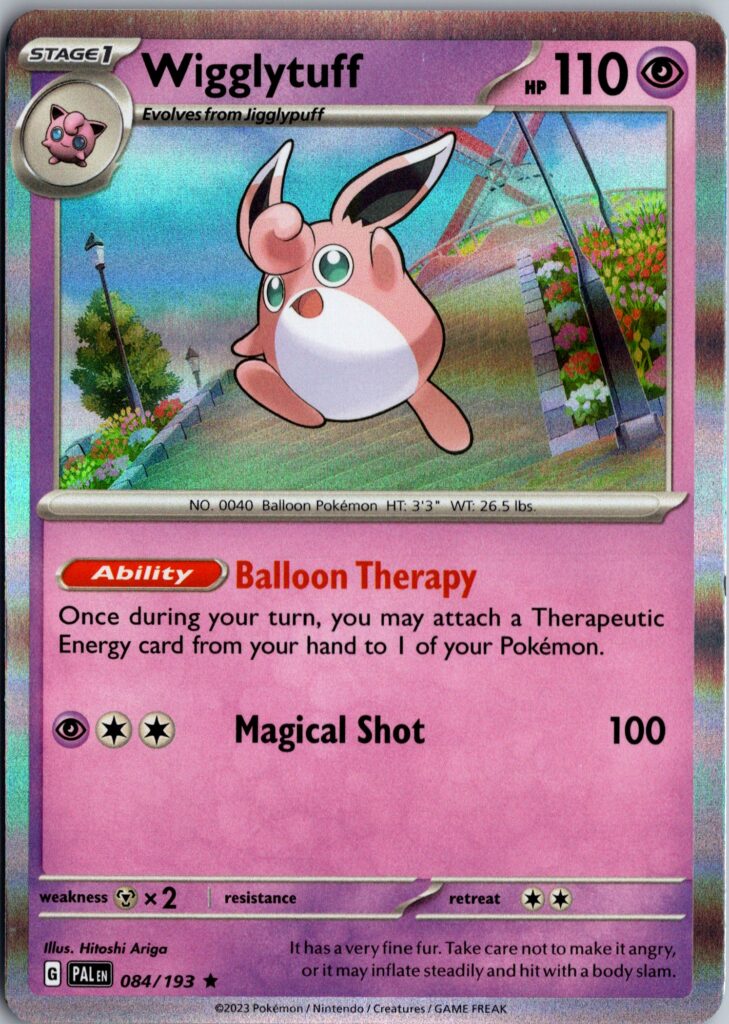Wigglytuff Rare SV02: Paldea Evolved 084/193