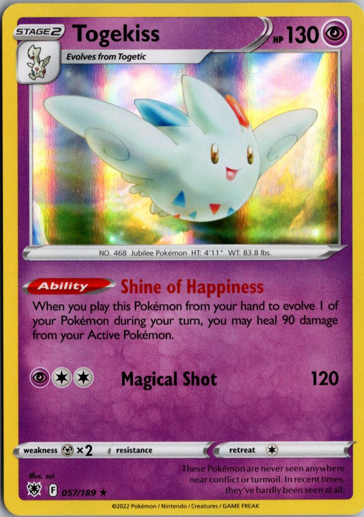 Togekiss Holo Rare SWSH10: Astral Radiance 057/189