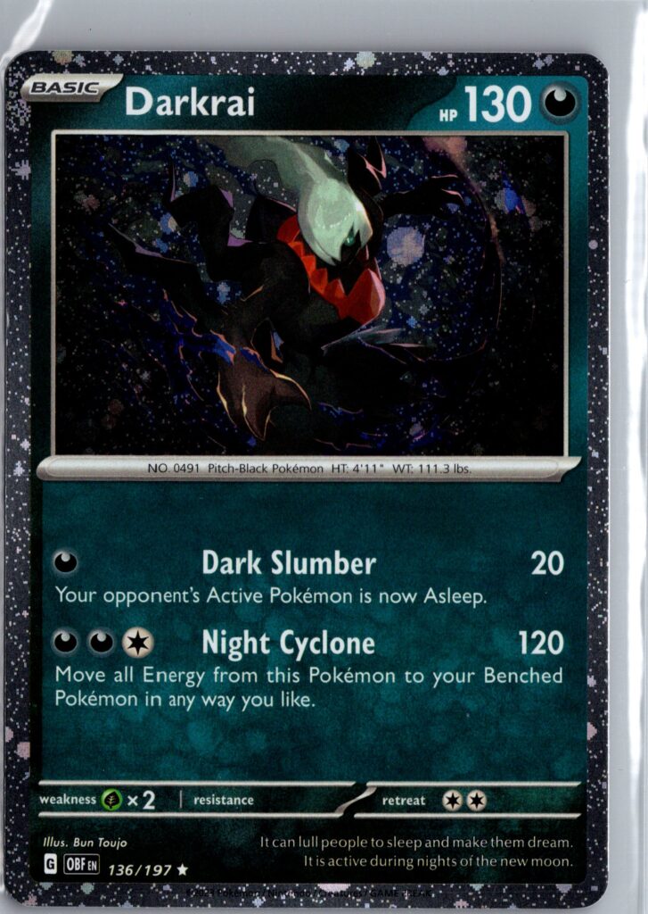 Darkrai (Cosmos Holo) Rare Miscellaneous Cards & Products 136/197