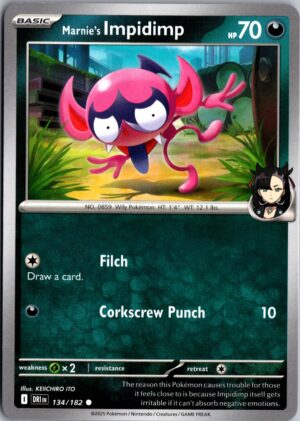 Marnie's Impidimp Common SV10: Destined Rivals 134/182