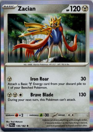 Zacian Rare Deck Exclusives 136/182