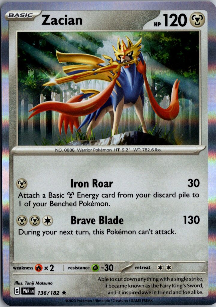 Zacian Rare Deck Exclusives 136/182