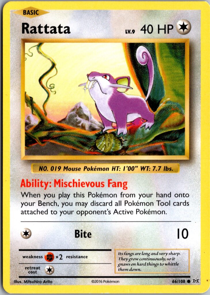 Rattata Common XY – Evolutions 66/108