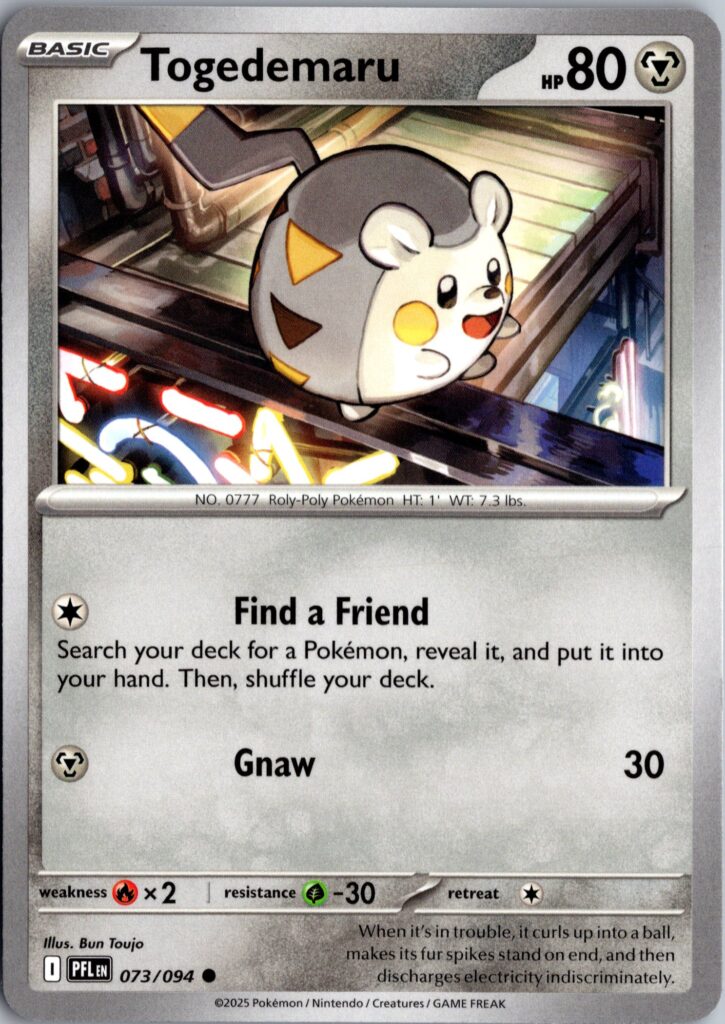 Togedemaru Common ME02: Phantasmal Flames 073/094