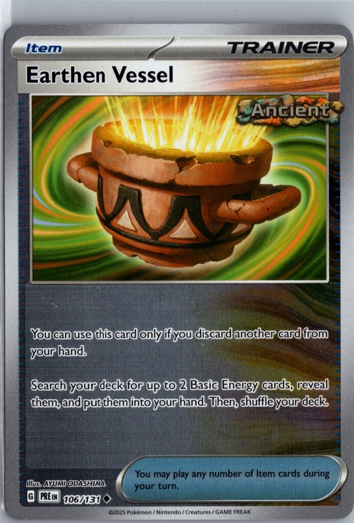 Earthen Vessel Uncommon SV: Prismatic Evolutions 106/131