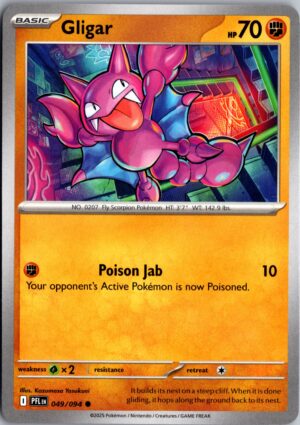 Gligar Common ME02: Phantasmal Flames 049/094