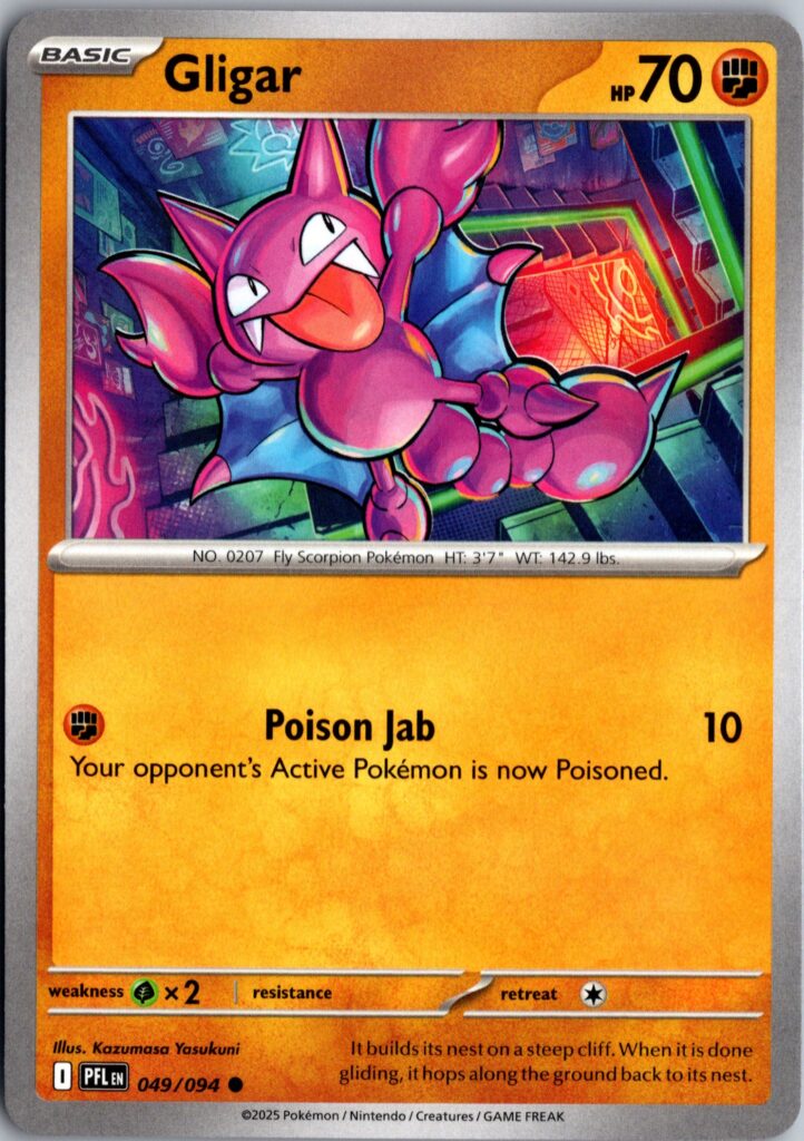 Gligar Common ME02: Phantasmal Flames 049/094