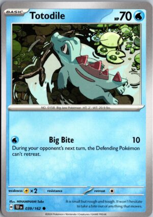 Totodile Common SV05: Temporal Forces 039/162