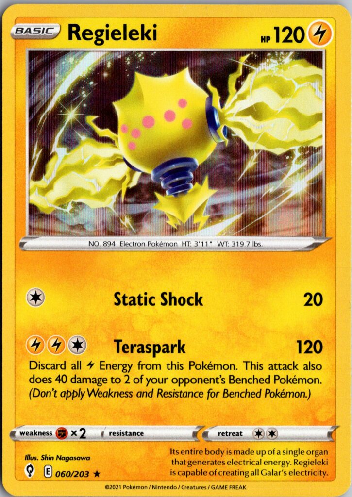 Regieleki –  (Cosmos Holo) Holo Rare Miscellaneous Cards & Products 060/203