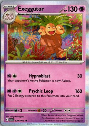 Exeggutor Rare SV: Paldean Fates 024/091