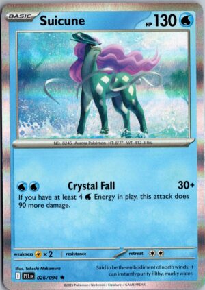 Suicune Rare ME02: Phantasmal Flames 026/094