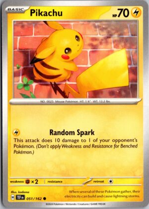 Pikachu Common SV05: Temporal Forces 051/162