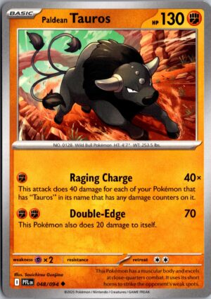 Paldean Tauros Uncommon ME02: Phantasmal Flames 048/094