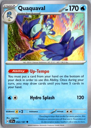 Quaquaval Uncommon SV08: Surging Sparks 052/191