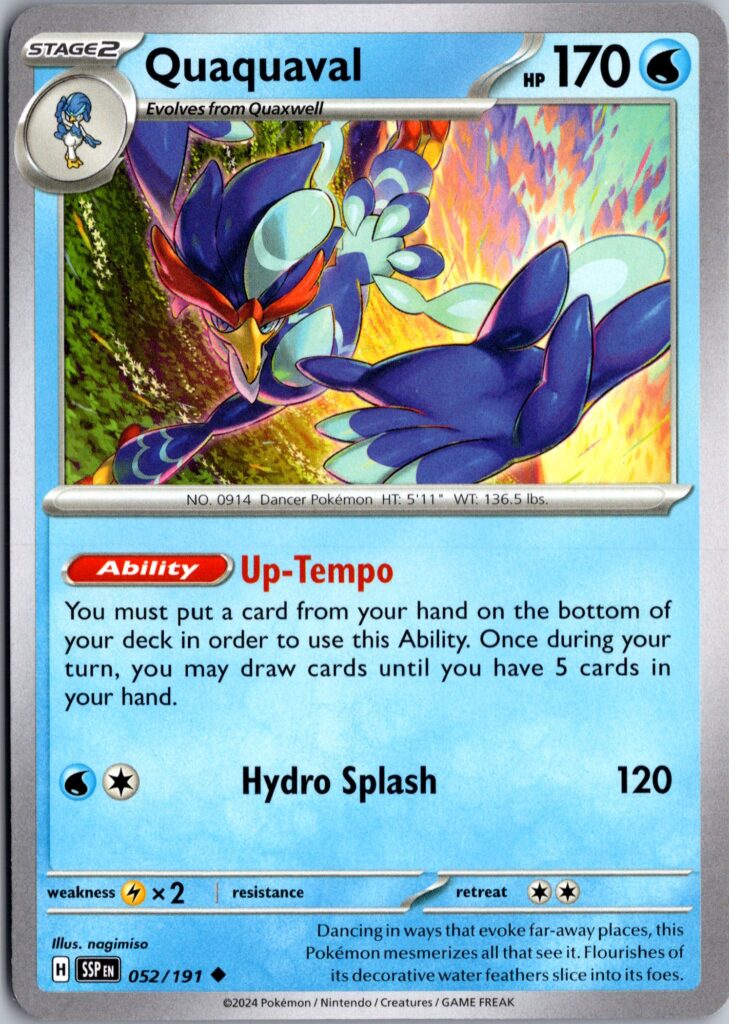 Quaquaval Uncommon SV08: Surging Sparks 052/191