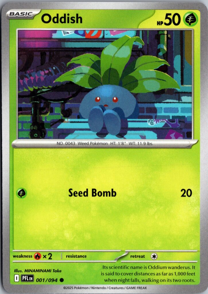 Oddish Common ME02: Phantasmal Flames 001/094