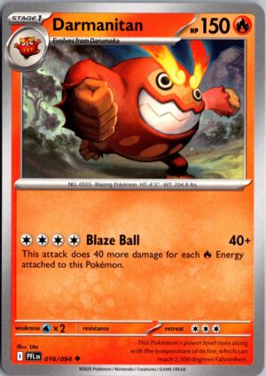 Darmanitan Uncommon ME02: Phantasmal Flames 016/094
