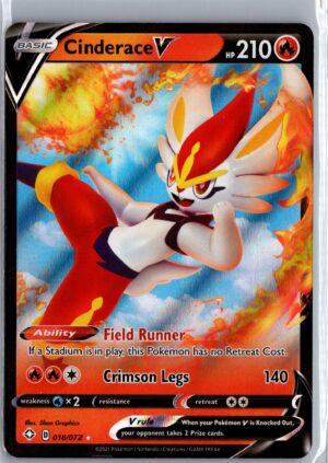 Cinderace V Ultra Rare Shining Fates 018/072
