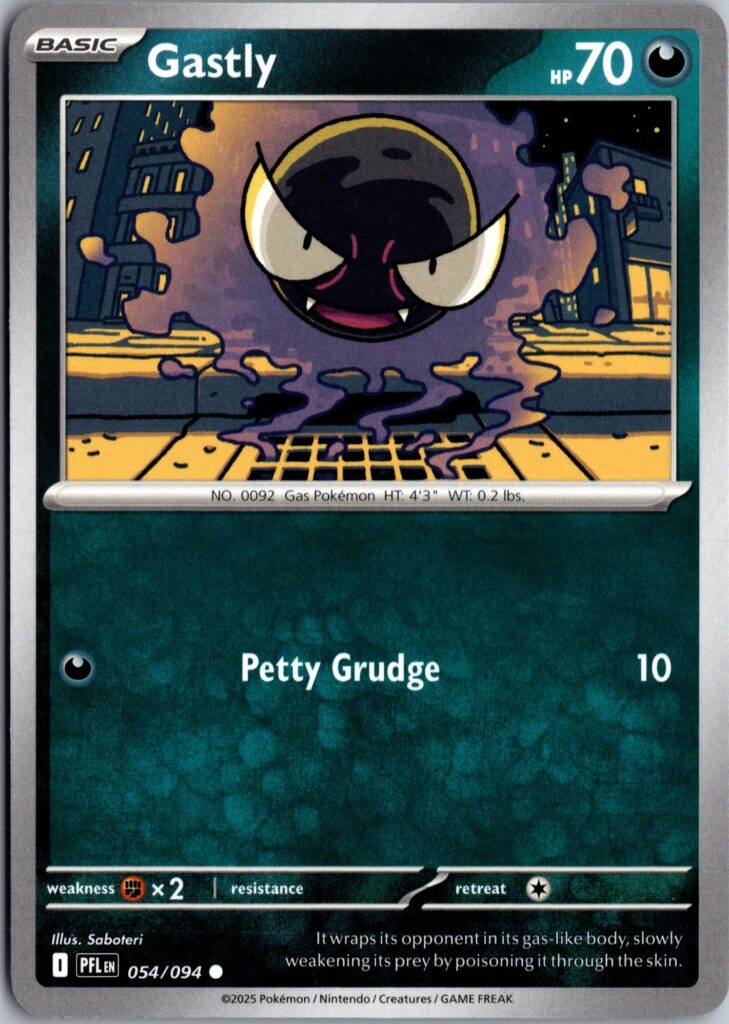 Gastly Common Phantasmal Flames 054/094