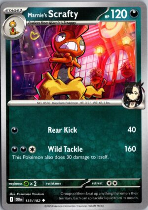 Marnie's Scrafty Uncommon Destined Rivals 133/182