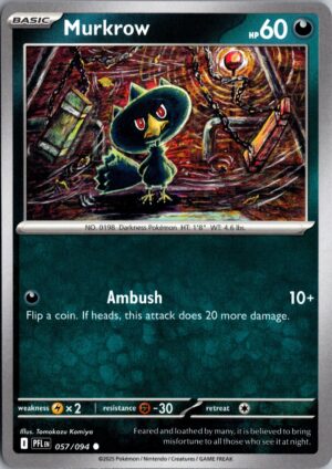 Murkrow Common Phantasmal Flames 057/094